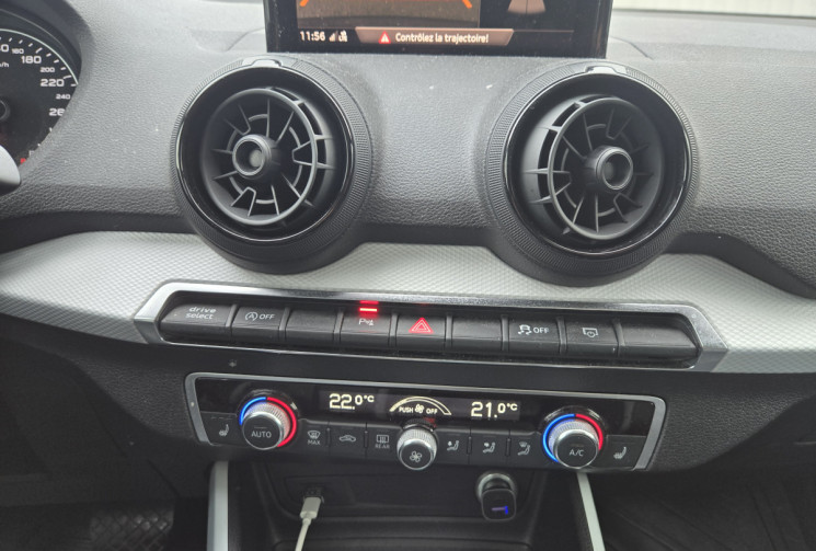 Audi Q2 30 TFSI 116ch Design luxe S tronic 7 * FULL CUIR*CARPLAY*SIEGES CHAUFFANTS*PACK SON B&O* 