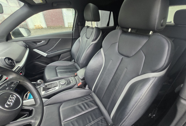 Audi Q2 30 TFSI 116ch Design luxe S tronic 7 * FULL CUIR*CARPLAY*SIEGES CHAUFFANTS*PACK SON B&O* 