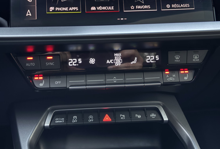 Audi A3 SPORTBACK 35 TDI 150 S LINE S-TRONIC7 * MATRIX LED * TOIT OUVRANT * SHADOW LINE * GARANTIE