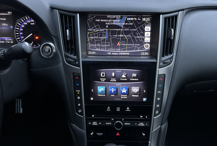 Infinity Q50 2.2d 170ch Premium / Toit ouvrant / Sièges élec. à mémoire / Sièges chauffants