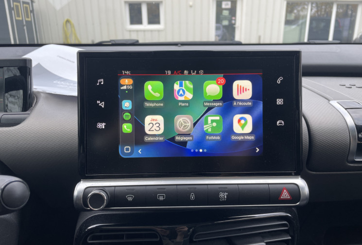 Citroën C4 CACTUS 1.5 Hdi 120 ch Shine EAT6/Caméra /Toit Pano / AFIL/Apple Carplay/Angle mort