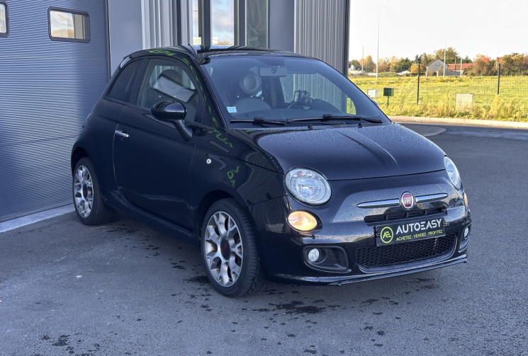 FIAT 500 S 1.2 MPi 69 cv - CLIM - DISTRIBUTION OK - 2 PNEUS NEUFS