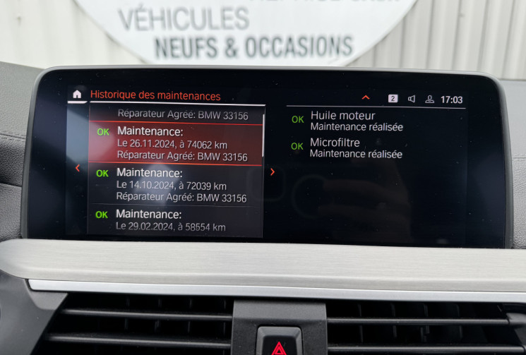 BMW X3 sDrive 18dA 150ch Luxury