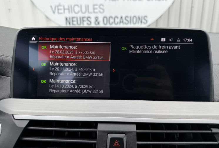 BMW X3 sDrive 18dA 150ch Luxury