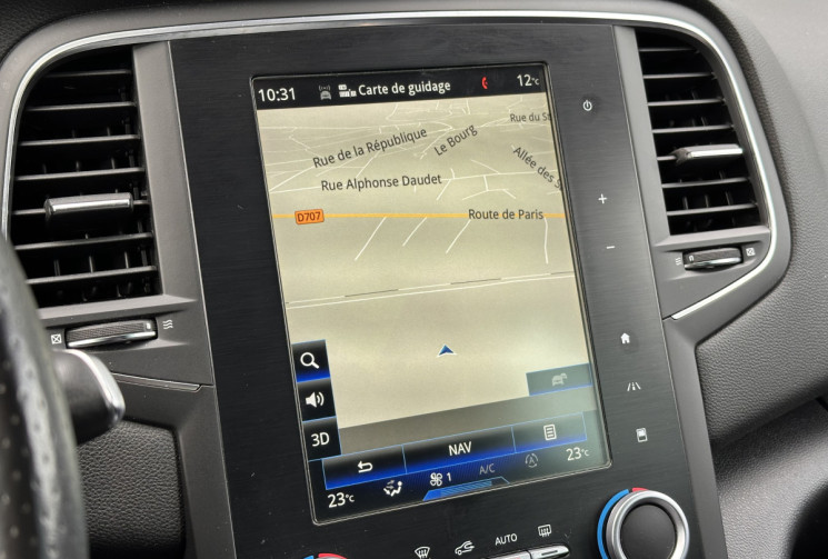 Renault Megane GT 1.6 TCe 4CONTROL EDC7 205 cv - CUIR/ALCANTARA - SIEGES CHAUFFANTS - ACC 