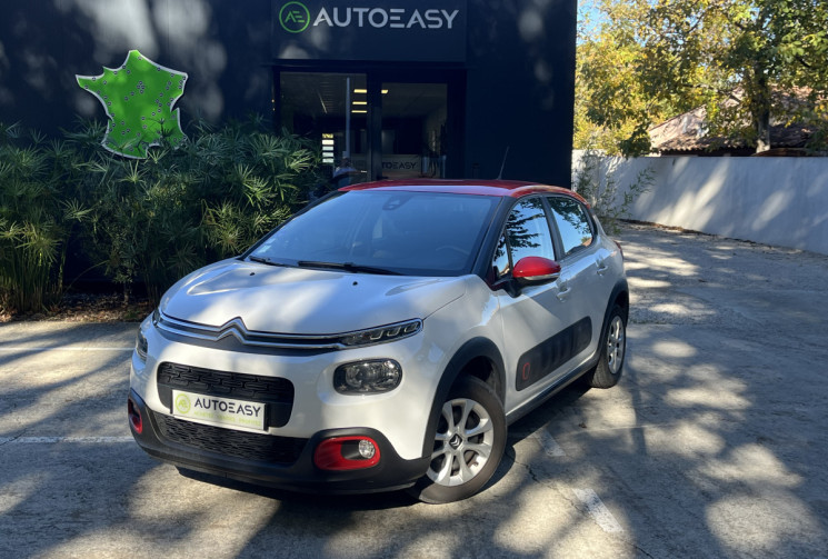 Citroën C3 1.2 PureTech 82 Feel / Distribution OK / CarPlay Android Auto / Radars AR Citroën C3 1.2 PureTech 82 Feel / Distribution OK / CarPlay Android Auto / Radars AR
