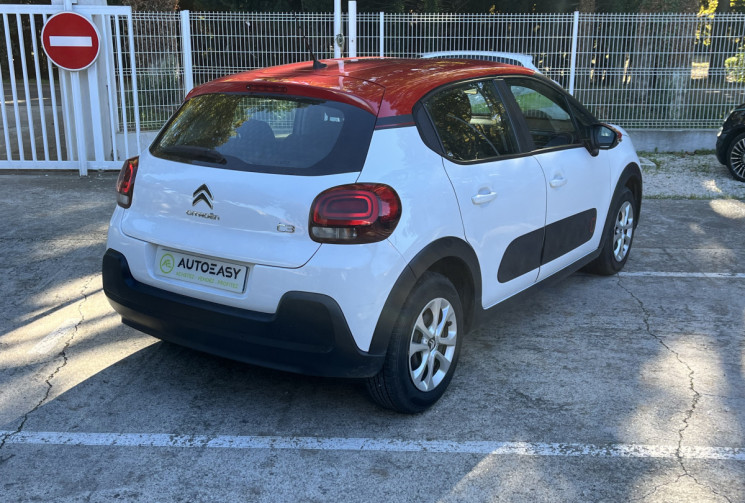 Citroën C3 1.2 PureTech 82 Feel / Distribution OK / CarPlay Android Auto / Radars AR Citroën C3 1.2 PureTech 82 Feel / Distribution OK / CarPlay Android Auto / Radars AR