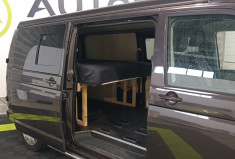 Volkswagen Transporter aménagé 2.0 TDI 140 ch, cabine approfondie, équipé de deux lits doubles