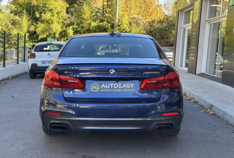 BMW Série 5 (G30 Ph.1) M550i xDrive 4.4 i V8 462 Steptronic8 * Harman Kardon * Entretien Full BMW 