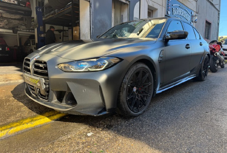 BMW M3 competition G80 xDrive 510 cv / FULL CARBON / HARMAN KARDON / HUD / prix HT tva déductible 