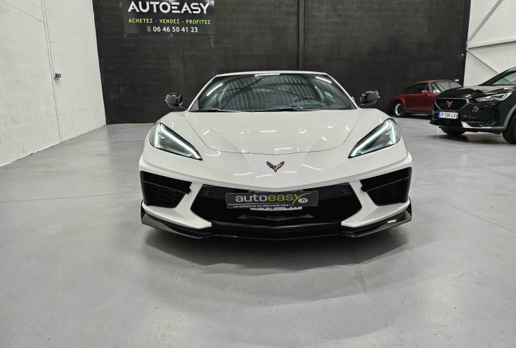 Chevrolet Corvette C8 6.2 V8 502 cv Z51 3LT artic white + options / ecotaxe payé