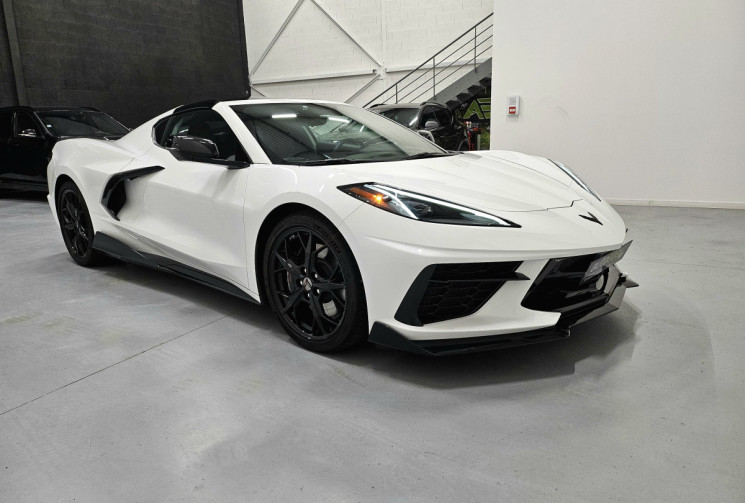 Chevrolet Corvette C8 6.2 V8 502 cv Z51 3LT artic white + options / ecotaxe payé