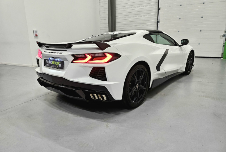 Chevrolet Corvette C8 6.2 V8 502 cv Z51 3LT artic white + options / ecotaxe payé