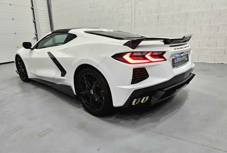 Chevrolet Corvette C8 6.2 V8 502 cv Z51 3LT artic white + options / ecotaxe payé