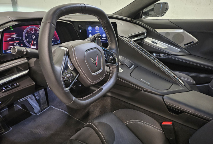 Chevrolet Corvette C8 6.2 V8 502 cv Z51 3LT artic white + options / ecotaxe payé