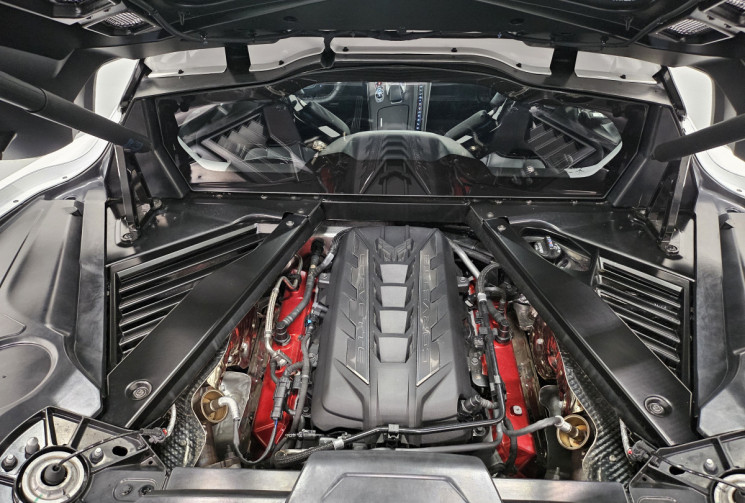 Chevrolet Corvette C8 6.2 V8 502 cv Z51 3LT artic white + options / ecotaxe payé