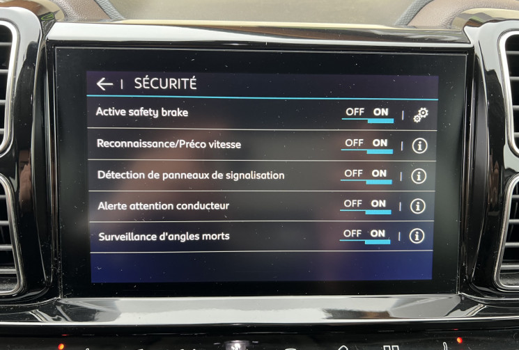 Citroën C5 Aircross 1.5 BlueHDi EAT8 S&S 130 ch BVA SHINE