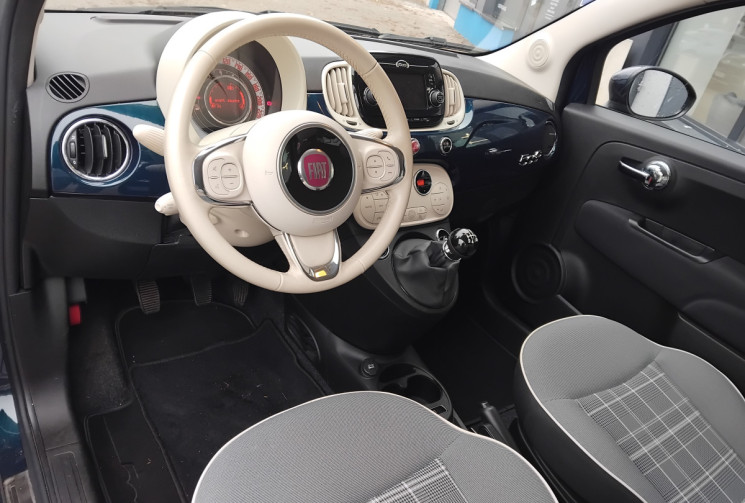 FIAT 500C LOUNGE 1.2 69 - SUIVI FIAT