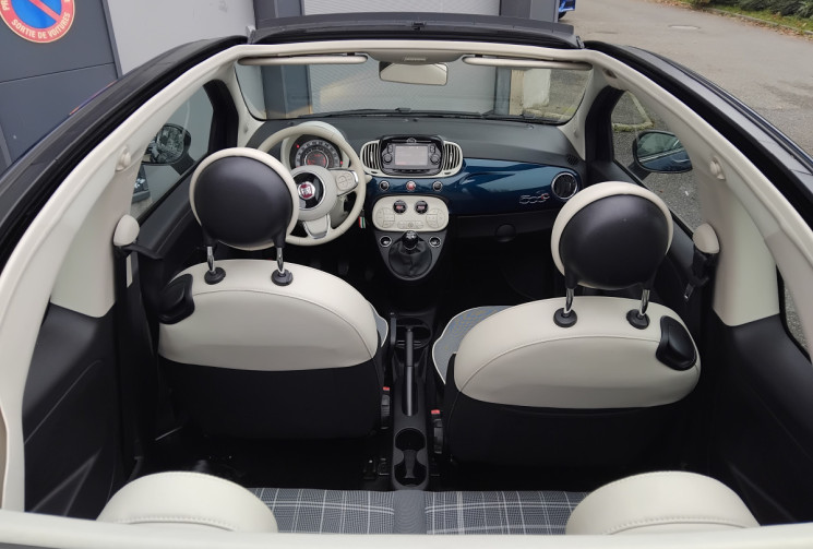 FIAT 500C LOUNGE 1.2 69 - SUIVI FIAT