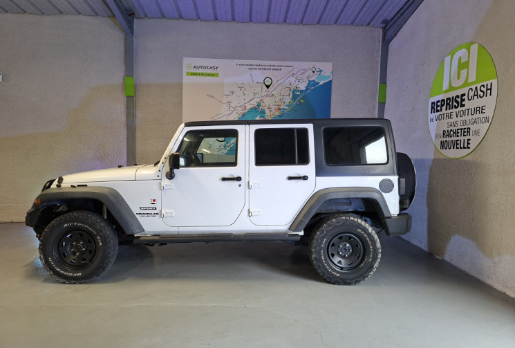 Jeep WRANGLER UNLIMITED 2.8 CRD 200 SPORT LONG HARD-TOP  5 PLACES GARANTIE 6 MOIS