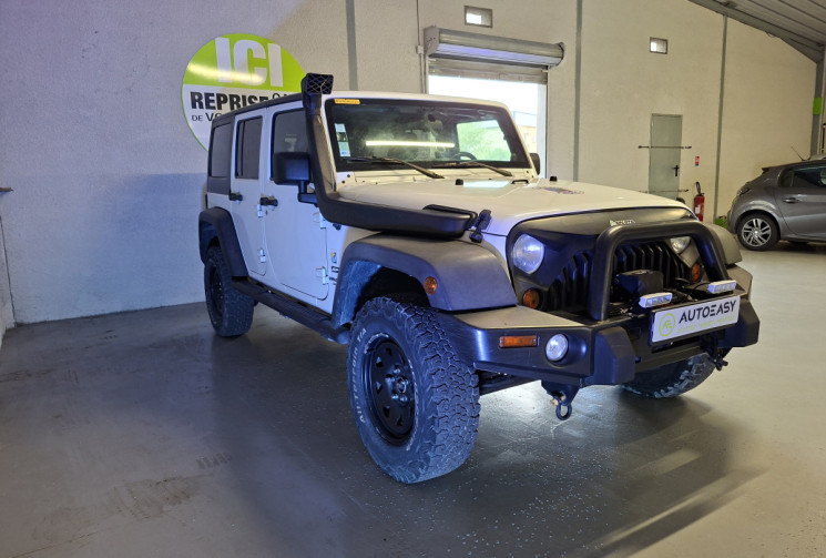 Jeep WRANGLER UNLIMITED 2.8 CRD 200 SPORT LONG HARD-TOP  5 PLACES GARANTIE 6 MOIS