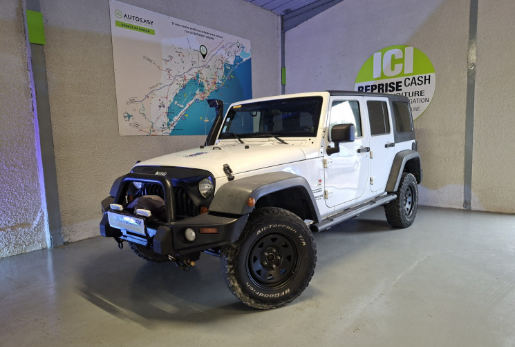 Jeep WRANGLER UNLIMITED 2.8 CRD 200 SPORT LONG HARD-TOP  5 PLACES GARANTIE 6 MOIS
