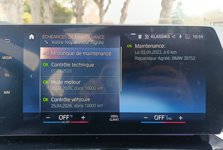 BMW SERIE 2 ACTIVETOURER  220I Active Tourer / M-SPORT 170 / Entretien BMW 