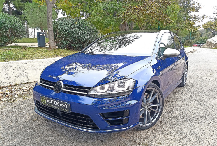 Volkswagen Golf 7 VII R 2.0L 300CH 4MOTION - FRANCAISE - BVM - TOIT OUVRANT - CARPLAY - BLEU LAPIZ