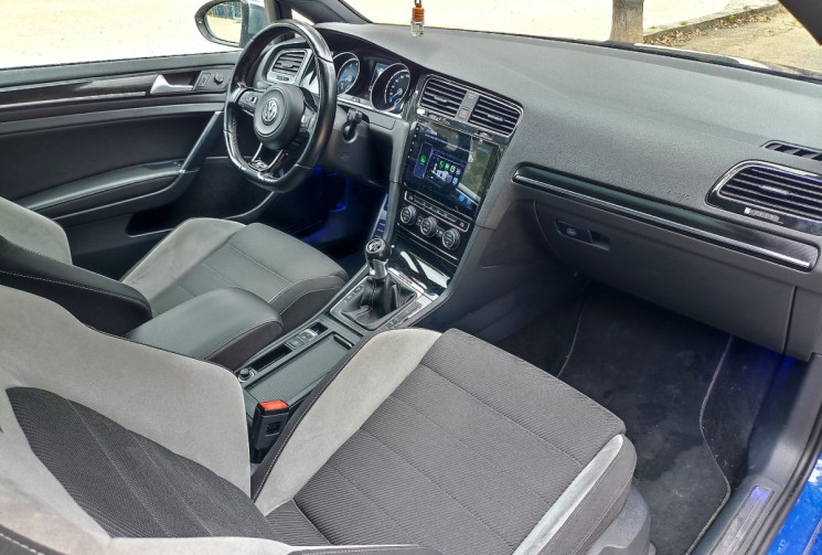 Volkswagen Golf 7 VII R 2.0L 300CH 4MOTION - FRANCAISE - BVM - TOIT OUVRANT - CARPLAY - BLEU LAPIZ