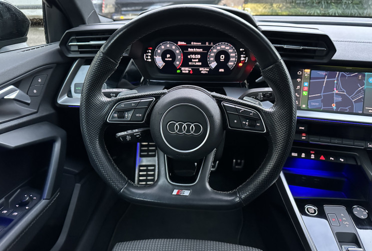 Audi A3 Limousine 30 TFSI 110 ch MH S line S tronic 7 / Entretien 100% AUDI