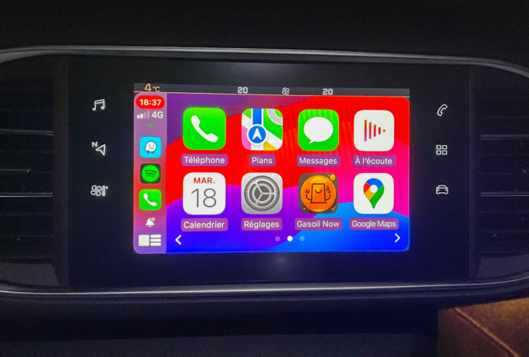 Peugeot 308 1.2 130 ALLURE 1er MAIN KEYLESS CAMERA CARPLAY COURROIE REVISION POUR LA VENTE