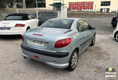 Peugeot 206 CC 2.0 136 Ch 16S * 1ER MAIN * FAIBLE KILOMETRAGE * CLIM AUTOMATIQUE