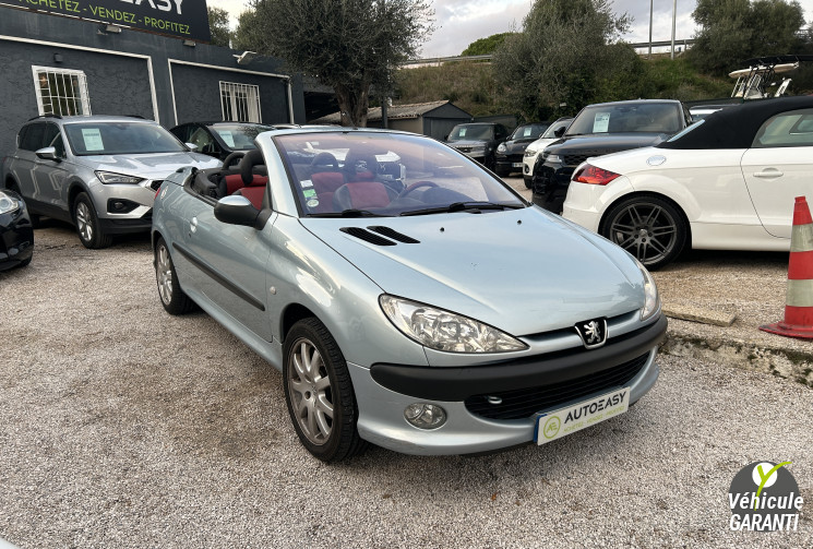 Peugeot 206 CC 2.0 136 Ch 16S * 1ER MAIN * FAIBLE KILOMETRAGE * CLIM AUTOMATIQUE