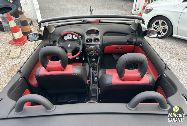Peugeot 206 CC 2.0 136 Ch 16S * 1ER MAIN * FAIBLE KILOMETRAGE * CLIM AUTOMATIQUE
