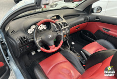 Peugeot 206 CC 2.0 136 Ch 16S * 1ER MAIN * FAIBLE KILOMETRAGE * CLIM AUTOMATIQUE