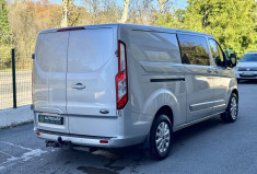 Ford TRANSIT CUSTOM FG Limited 2.0 EcoBlue 130 ch 320 L2H1 Cabine Approfondie 6 Places / 22908€ HT