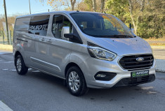 Ford TRANSIT CUSTOM FG Limited 2.0 EcoBlue 130 ch 320 L2H1 Cabine Approfondie 6 Places / 22908€ HT