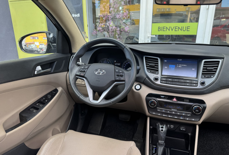 Hyundai Tucson III 1.7 CRDi 16V 2WD DCT7 S&S // Boîte auto Lounge // Première Main //Moteur a chaine