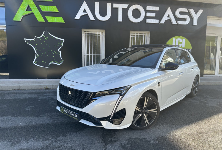 Peugeot 308 GT Pack 1.6 Hybride 225 e-EAT8 / Toit ouvrant / Cuir / Carplay / Lumiere Ambiance