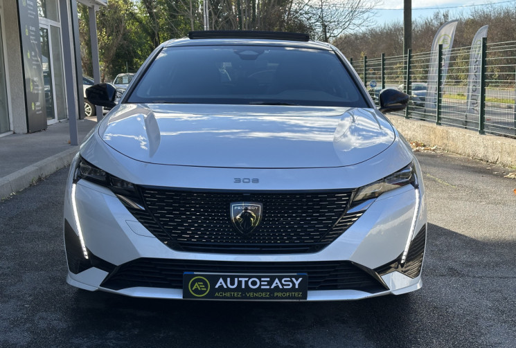 Peugeot 308 GT Pack 1.6 Hybride 225 e-EAT8 / Toit ouvrant / Cuir / Carplay / Lumiere Ambiance