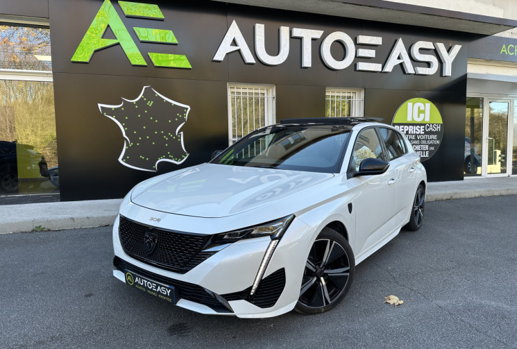 Peugeot 308 GT 1.6 Hybride 225 e-EAT8 / Toit ouvrant / Cuir / Carplay / Lumiere Ambiance