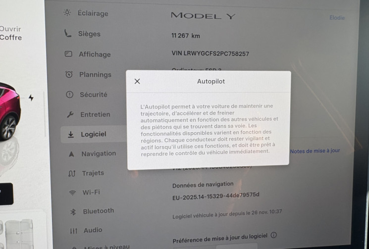 Tesla Model Y Standard RWD 300cv * Excellent état * Pompe à chaleur