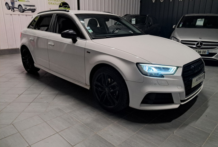 Audi A3 SPORTBACK III 8V2 2.0 TDI 150ch S line - TOUTE OPTIONS - 2EME MAIN  - SUIVI GGE - GARANTIE 
