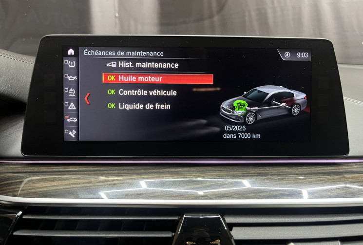 BMW Série 5 530 D 265 G30  BVA8 Luxury Line / siège chauffants / Garantie 6 Mois