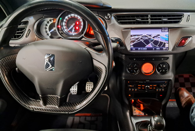 Citroën DS3 1.6 THP 202 RACING  - ENTRETIEN A JOUR - CT VIERGE 
