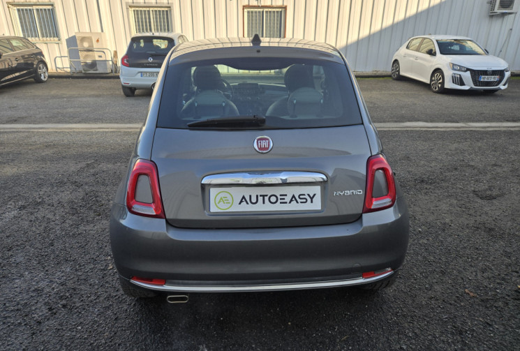 FIAT 500 DOLCEVITA 1.0 70cv Hybrid MHEV * Carplay * Toit Pano * Entretien ok *