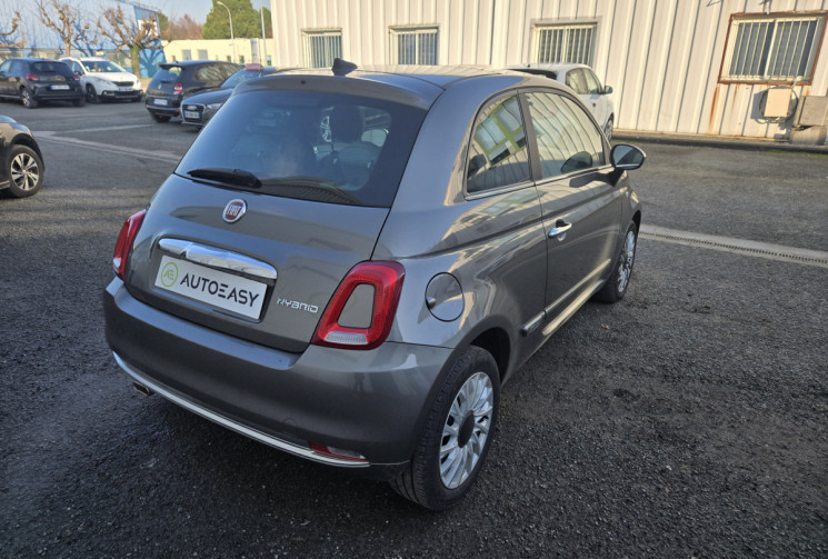 FIAT 500 DOLCEVITA 1.0 70cv Hybrid MHEV * Carplay * Toit Pano * Entretien ok *