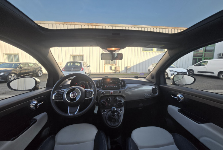 FIAT 500 DOLCEVITA 1.0 70cv Hybrid MHEV * Carplay * Toit Pano * Entretien ok *