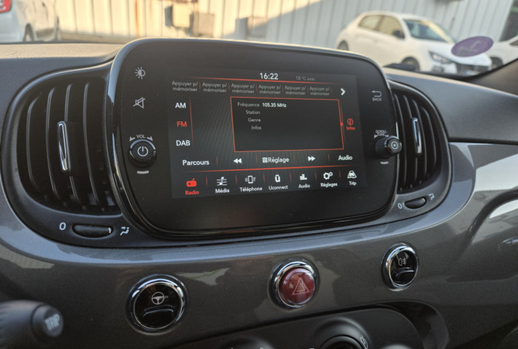 FIAT 500 DOLCEVITA 1.0 70cv Hybrid MHEV * Carplay * Toit Pano * Entretien ok *