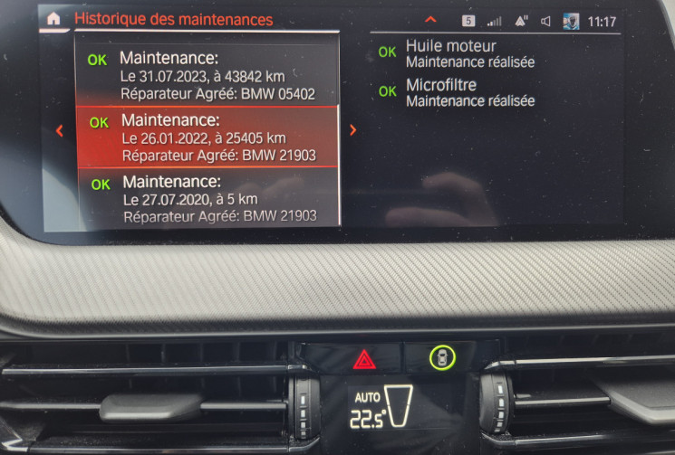 BMW Série 1 F40 118 dA 150ch M Sport